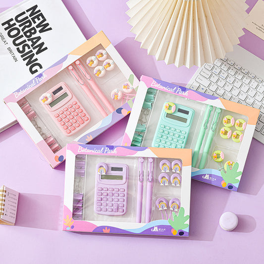 Coffret Papeterie "Botanical Park" - Kit de Bureau Pastel